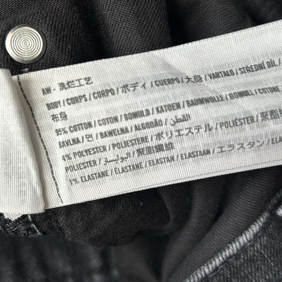 Abercrombie & Fitch Men's Size 30x32 Athletic Skinny Stretch Jeans Black Denim - Picture 6 of 8